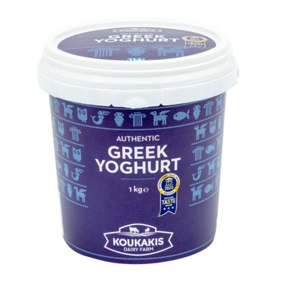 Nagradzany jogurt grecki Koukakis 1kg 10%
