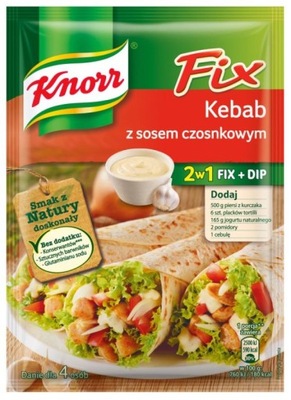 KNORR FIX KEBAB Z SOSEM CZOSNKOWYM (5865)
