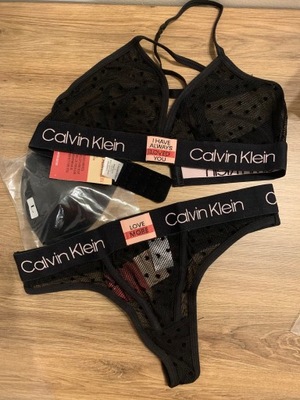 Calvin Klein komplet bielizny czarny rozmiar L/M