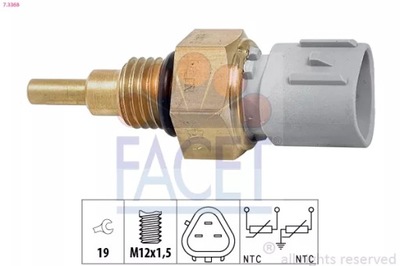 FACET 7.3368 CZUJNIK, TEMPERATURA DE LÍQUIDO CHLODZACEG  