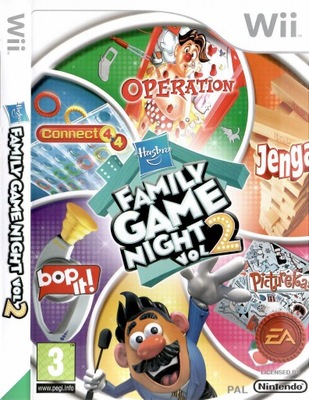 HASBRO FAMILY GAME NIGHT VOL 2 WII