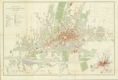 Tarnów - plan miasta z 1931 r. | Format A3+ bez ramy