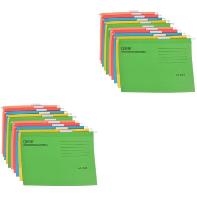 20 sztuk plików biurowych wiszące foldery plików przenośne