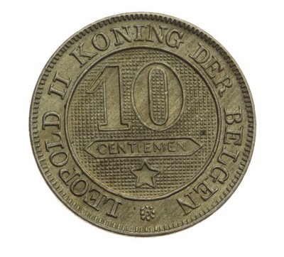 [M1045] Belgia 10 centimes 1901 st. 1-