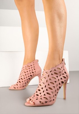 Born2Be Różowe Botki damskie 37 Ekozamsz