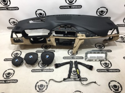 Bmw 3 f30 f31 f34 панель приладів консоль подушка безпеки натягувачі фото №1
