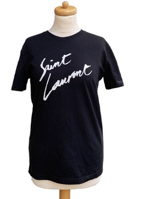 Bluzka Czarna Koszula Saint Laurent S 36 T Shirt