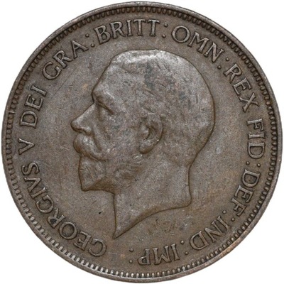 Wielka Brytania 1 penny 1930 Ładna