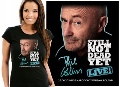 PHIL COLLINS TOUR 2019 KONCERT KOSZULKA DAMSKA S