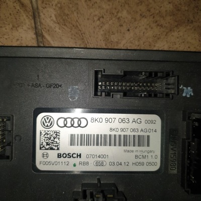 MÓDULO AUDI B8 BCM1 8K0907063AG  