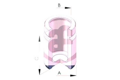Autofren поршень тормозной mitsubishi задняя grandis фото №1