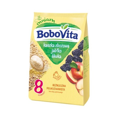 BoboVita Kaszka zbożowa jabłko śliwka 180g