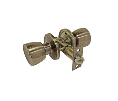 GAŁKA Z ZAMKIEM Z BLOKADĄ DO DRZWI OBROTOWA KLAMKA