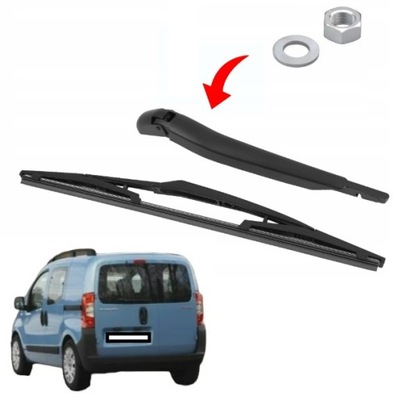 HOLDER + WIPER BLADE ON REAR CITROEN NEMO 2008- DOOR  