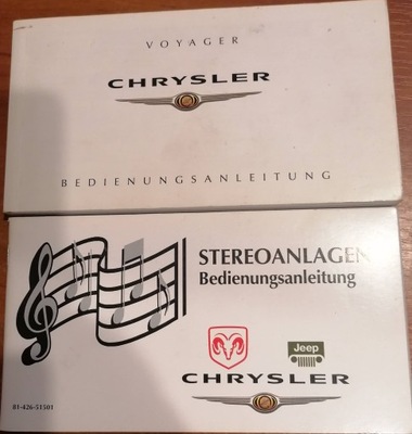 Chrysler Voyager Bedienungsanleitung +Impianti 