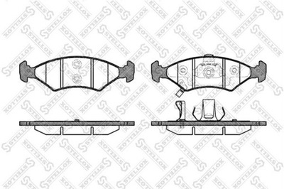 ZAPATAS DE FRENADO KIA SHUMA I 97-01 PARTE DELANTERA  