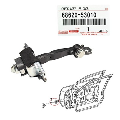 CHARNELA LIMITADOR DE PUERTA PARTE DELANTERA LEXUS IS200 IS300 POLIFT IZQUIERDO OEM  