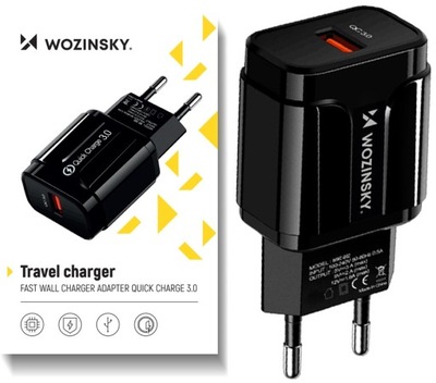 Ładowarka Sieciowa USB Quick Charge 3.0 / QC3.0 3A