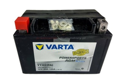 VARTA YTX9-BS (FA) YTX9-4 12V 8AH 135A