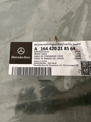 MERCEDES ML W164 NUEVO ORIGINAL CABLE FRENOS POSTOJOWEGO A1644202185  