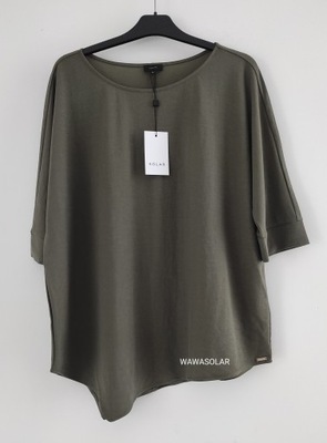 WAWASOLAR BLUZKA khaki XS 34 S 36 NOWOŚĆ