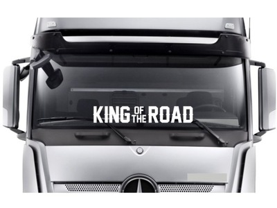 Naklejka na tira KING OF THE ROAD , ciężarówkę xl