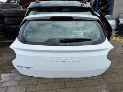 Dacia sandero iii крышка багажника задний  задняя комплектная стекло фото №1