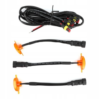 3PCS AUTO GRILLE LED LED LAMPA PRZEDNIEGO ZDERZAKA DOPASOWANA DO ZP