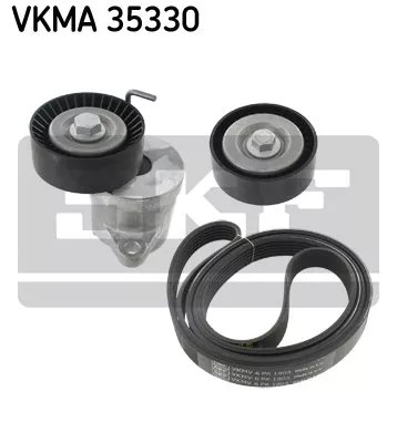 SKF TENSOR DE BOMBA VKMA35330 JUEGO CORREA MICRO-V  