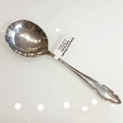 Srebrna łyżeczka, srebro pr. 0,925 do cukru konfitur dł. 12,6cm