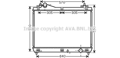 РАДИАТОРЫ ВОДЫ AVA QUALITY COOLING SZ2103