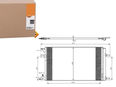 КОНДЕНСАТОР РАДІАТОР КОНДИЦІОНЕРА NRF35919 NRF