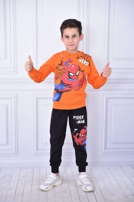 Dres SPIDERMAN komplet bluza spodnie 110/116 cm 5-6 lat