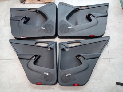 Vw tiguan обшивки двері перед задня комплект шкіра фото №1