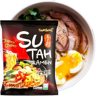 Zupka Makaron Ramen Sutah Hot i Beef 120g SamYang