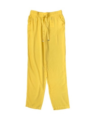 Spodnie materiałowe damskie LEFTIES żółte M