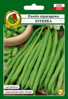 Fasola szparagowa ESTERKA (karłowa zielona) 50g PNOS