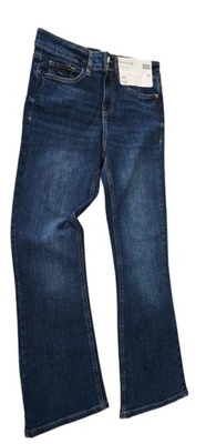 F&F spodnie jeansowe granatowe bootcut 36