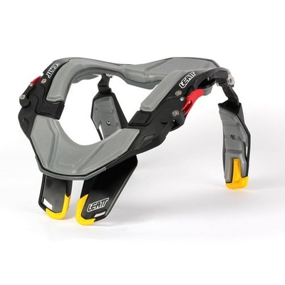 LEATT PROTECCIÓN SZYI STX ROAD NECK BRACE COLOR ZOLTY/SZARY/CZARNY TAMAÑO  