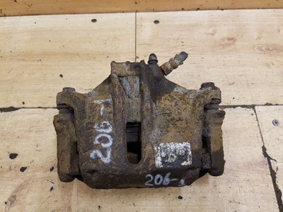 Суппорт тормозной перед левый peugeot 206 фото №1
