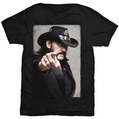 Lemmy Kilmister Pointing Motorhead T-Shirt,Black