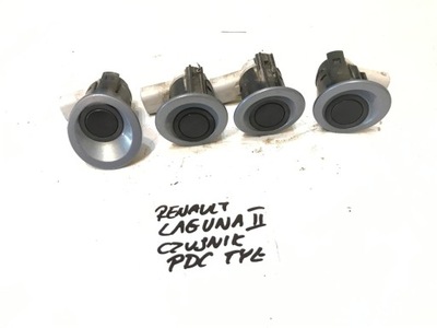 SENSOR SENSORES DE APARCAMIENTO RENAULT LAGUNA II PARTE TRASERA 4 PIEZAS  