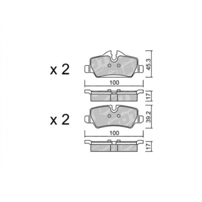 Galfer/sdt 2151800 mini clubman f54 mini mini f55-f56 фото №1