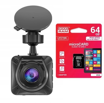 Wideorejestrator kamera Navitel AR250 NV+ KARTA 64