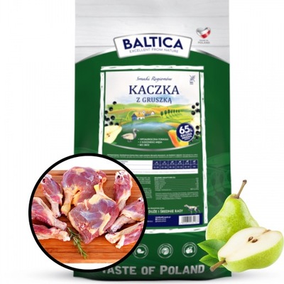 Baltica Kaczka z gruszką 12kg duże rasy