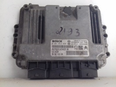 Блок керування двигуна 0281012468 9656161680 9653958980 citroen peugeot 1.6 hdi фото №1