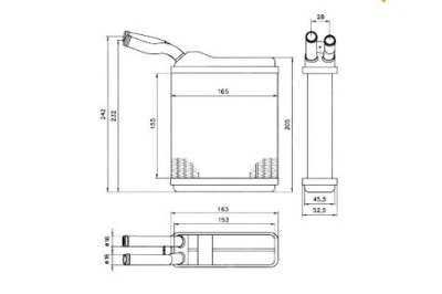 Nrf отопитель opel frontera a фото №1