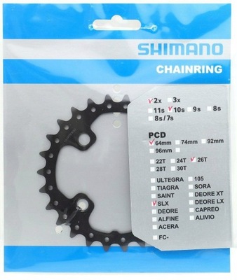 Shimano koronka SLX FC-M675 26T do 38/26