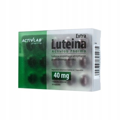 ACTIVLAB Luteina Extra na zdrowy wzrok 30 kapsułek