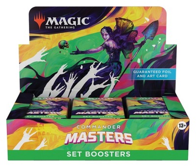 Booster BOX MtG MAGIC PREMIUM Commander Masters 24 SUPER CENNE boostery SET